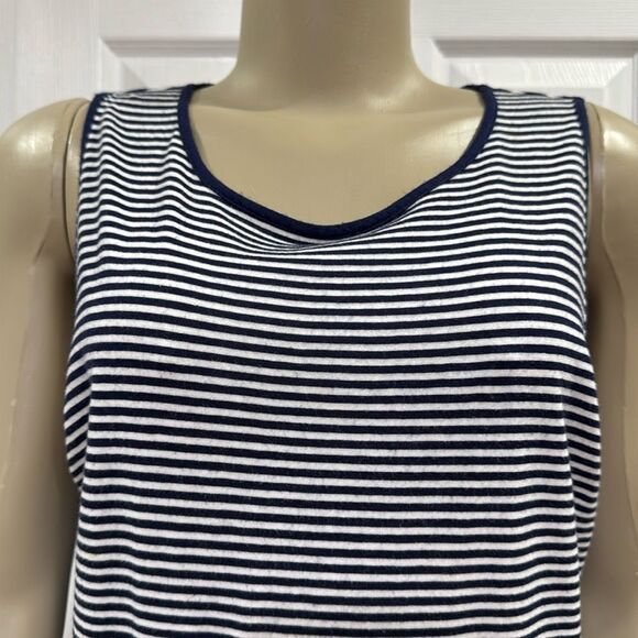 THEORY NAVY BLUE TANK TOP. - Picture 2 of 7